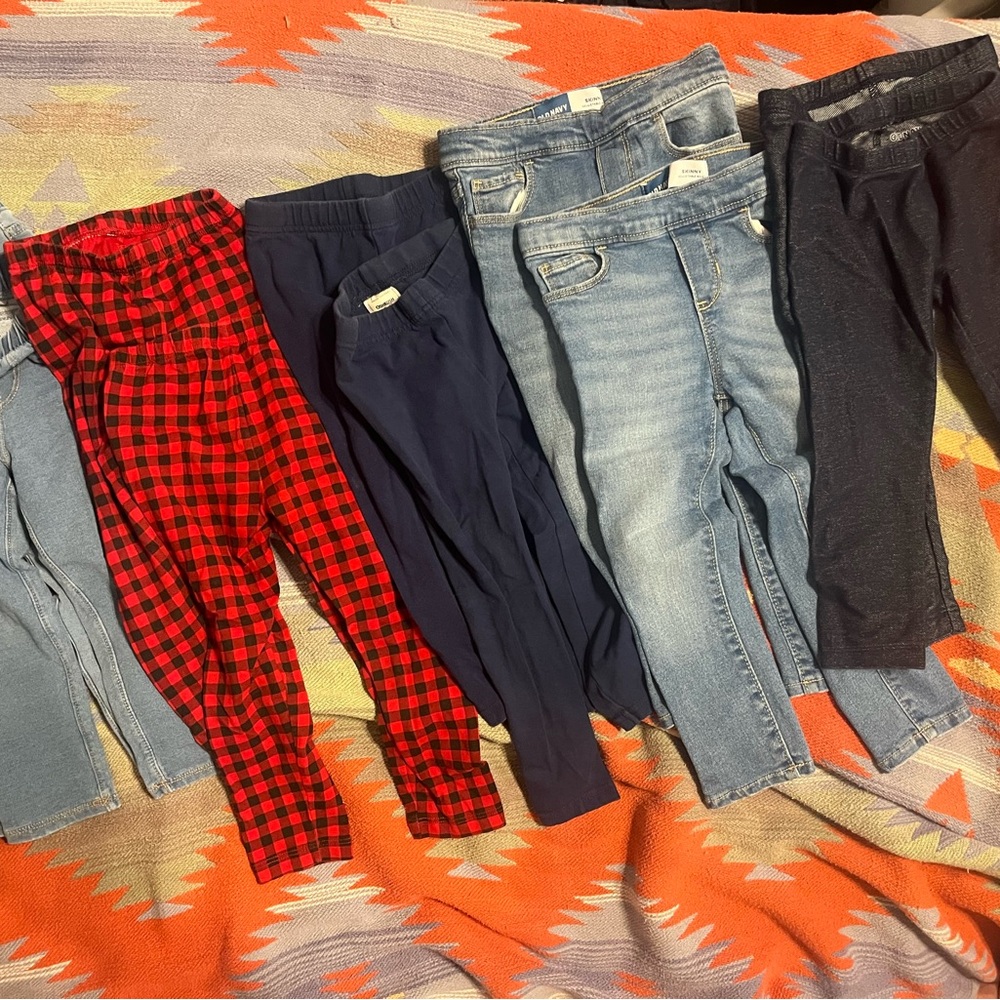 Kids Matching Set - Denim, Red Plaid, and Navy